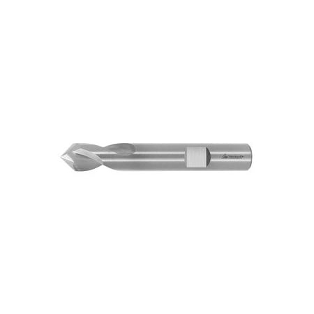 Garant Solid Carbide NC Spotting Drill, 6 mm, 90 Deg, Spiral Flutes, Uncoated 121020 6